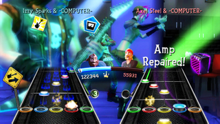 Illustration for article titled Guitar Hero 5 Wii's Roadie Battle Preview: Bring On the DS